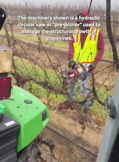 Precision Vineyard Pruning: Converting Peak to Guide #VineyardCare #AgriculturalMachinery
