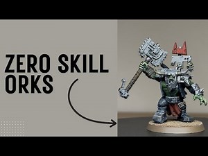 Speed Painting Orkz, (Zero Skill Level)