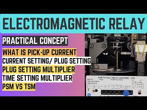 Plug Setting Multiplier| Time Setting Multiplier| Pickup Current| Electromagnetic Relay