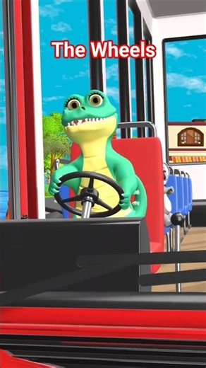 The Wheels on the Bus Go Round and Round Shorts