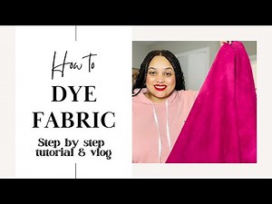 How to dye fabric with Rit Dye! | step by step tutorial & vlog | Vlogmas ep. 11