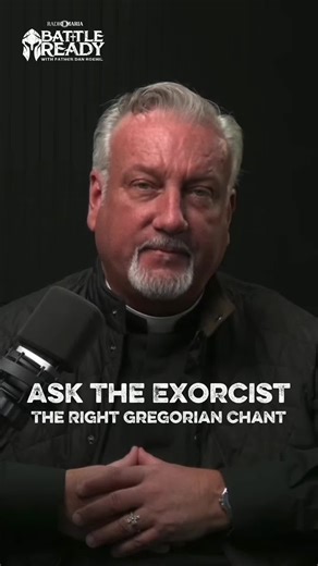Gregorian chant is a great defense against the devil’s attacks. #gregorianchant #spiritualwarfare #catholic