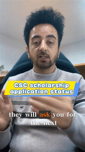 Must check CSC application status on n university portal #studyinchina