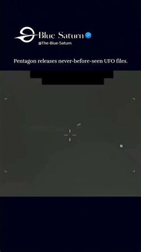 Real footage of ufo released by department of war.