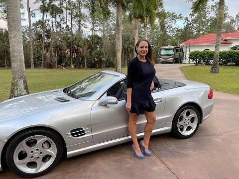 2005 Mercedes-Benz SL500, only 55000 Miles, For Sale at Autohaus of Naples, 239-263-8500 test drive