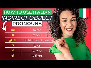 How to use Italian Indirect Object Pronouns (FREE PDF Cheat-Sheet📚)