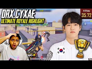 WORLD's RANK 1 HEADSHOT PRO BETTER THAN INDIAN TEAMS?? PMGC DRX Cyxae BEST Moments in PUBG Mobile