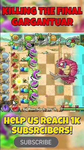 KILLING THE FINAL GARGANTUAR 💀🔥 | Ultimate PVZ2 Clutch Finish! #pvz2