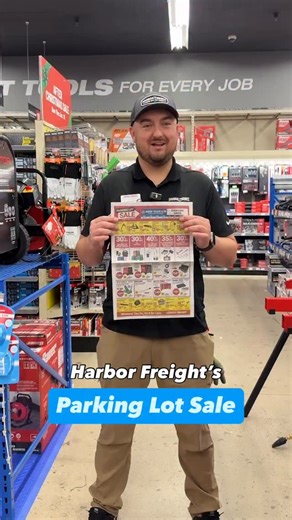 Dont miss out on these UNBEATABLE Parking Lot Sale deals going on now through Monday at your local #HarborFreight! | Harbor Freight