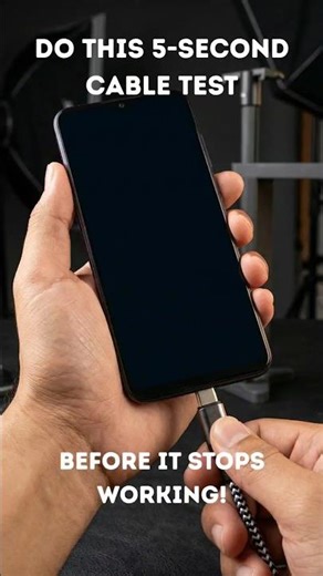 Do This 5-Second Charging Cable Test!
