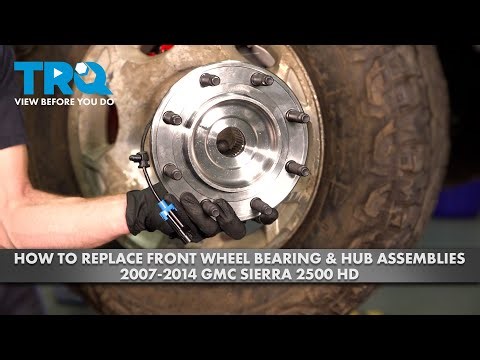 How to Replace Front Wheel Bearing & Hub Assemblies 2007-2014 GMC Sierra 2500 HD