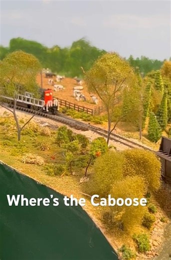 Wheres the Caboose? #modelrailroad #train #railroad #modeltrains #railway
