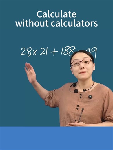 Calculate without calculators 2 #education #thinking #maths #math #mathematics #equation #calculation #pattern