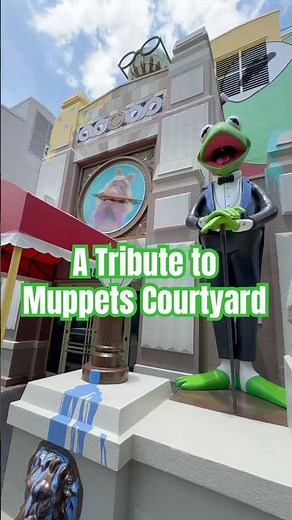 A Tribute to Muppets Courtyard and Muppet Vision 3D #waltdisneyworld #themuppets #muppetvision3D