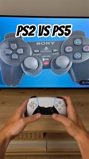 PS2 vs PS5 Playstation Controllers #playstation