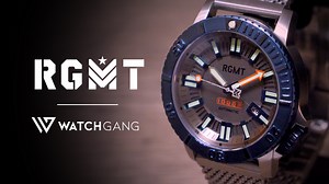 2.2K views · 92 reactions | Striking design is the cornerstone of the RGMT Hydra, an inspired dive watch that goes far beyond functionality. Watch to learn more about this Platinum Tier watch. What's your favorite feature of the RGMT Hydra? | Watch Gang | Facebook