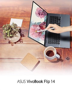 #VivoBook Flip 14’s Tru2Life technology optimizes every pixel in every video frame so you can enjoy the best possible image quality. | ASUS