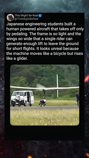 The Pedal Powered Flying Bicycle