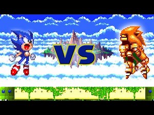 Sonic vs Super Mecha Sonic