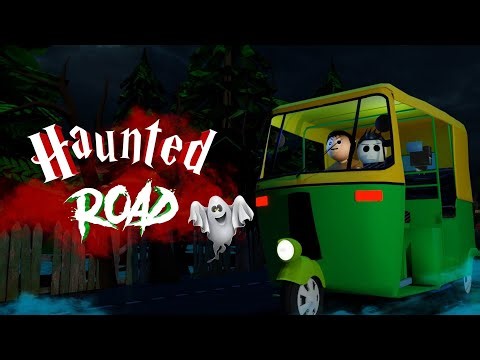 Auto Wala Bhoot | Haunted Road | Hindi Horror Story | Scary toons | Horror Animation