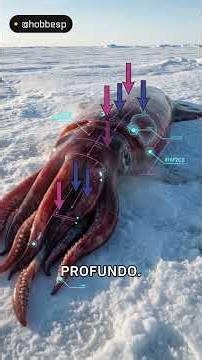 500 kg Colossal Squid: Boneless, held together by the water