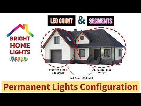 Permanent LED Lights - Advanced WLED Tutorial- Bright Home Lights