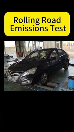 Rolling Road Emissions Test