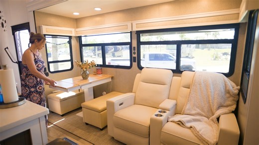 RV Life as a Family - Their Home on Wheels | Tiny Home Tours