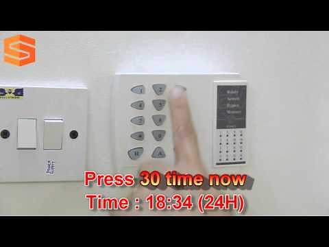 Alarm System: How to Reset System Time