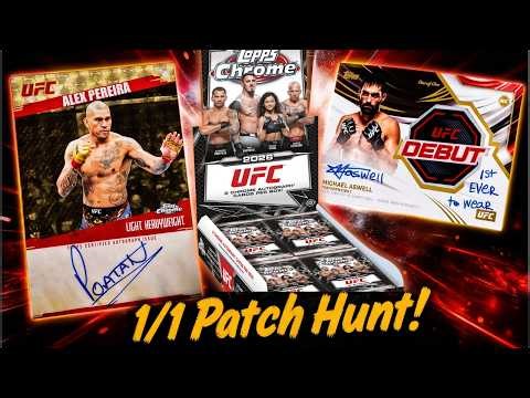 2026 Topps Chrome UFC Hobby Box RIP. ROOKIE AUTO and SP HIT!