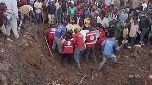 Aftermath of deadly landslide at Uganda landfill