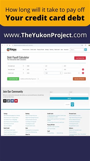 How long will it take to pay off your credit card? Is there a better way?