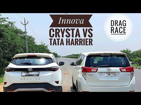 Tata Harrier vs Toyota Innova Crysta | Drag Race