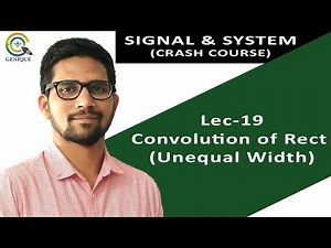 Convolution of Rect- Unequal Width Video Lecture | Crash Course: Electrical Engineering (EE)