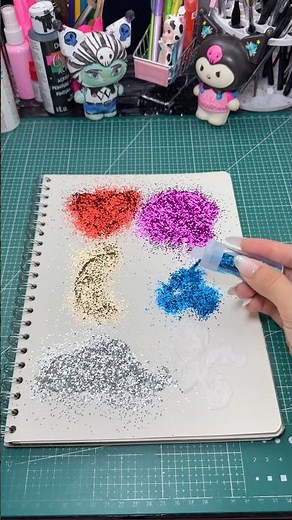 DIY: We paint with GLITTER!!🌟✨