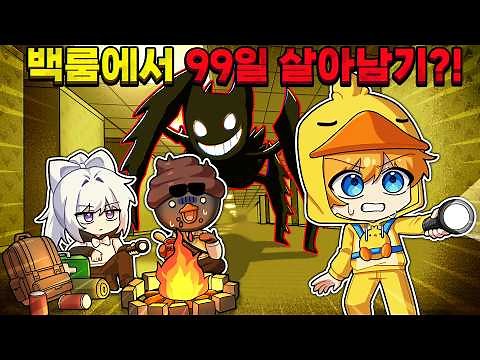 Came for vacation, got trapped in the Backrooms full of monsters?!.. Can I survive 99 days? [Surv...