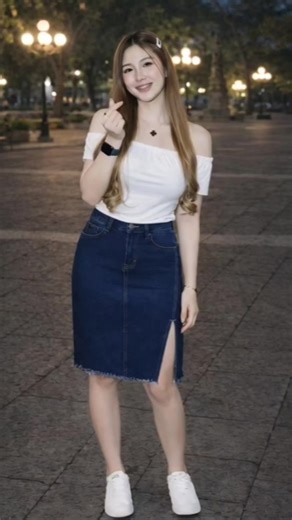Stylish Denim Skirt Outfits for Women