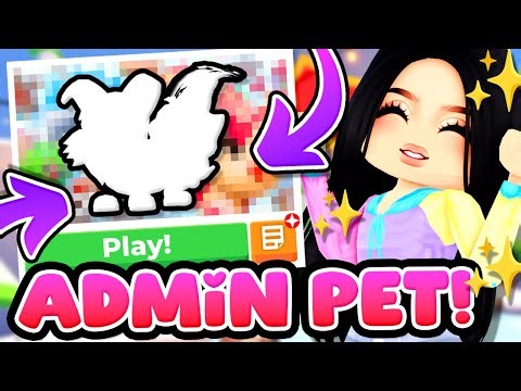 How to Get the EXCLUSIVE ADMIN PET! 🎄 Adopt Me