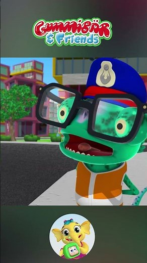 Gummy the Secret Spy! 🕵️😂#gummybear #trendingshorts #childrenmusic #kidssongs