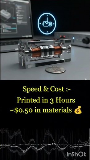 MIT 3D Prints a Working Electric Motor in 3 Hours! ⚡#3DPrinting #MIT #ElectricMotor #EngineeringNews