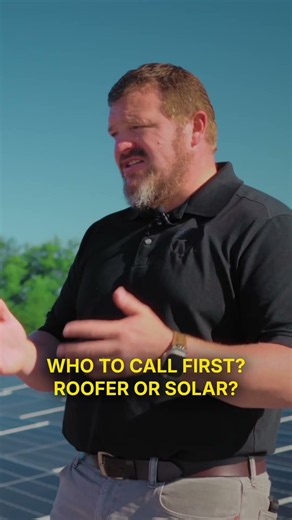 Do You Call Solar or Roofer First?