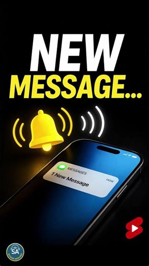 📩 Text Message Sound Effect – iPhone Notification Tone #Shorts