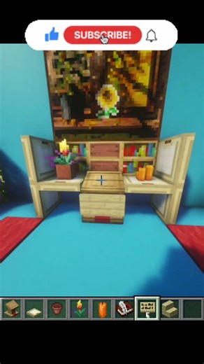 model Desk build in minecraft