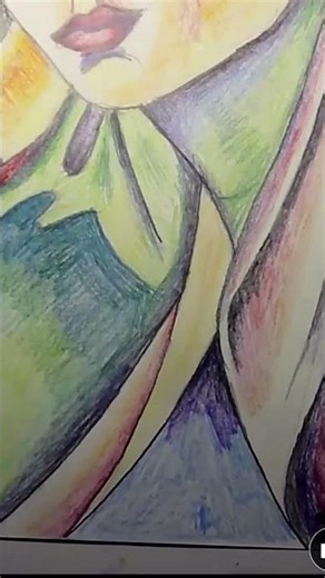Warm and Cool Portrait Drawing Short 11
