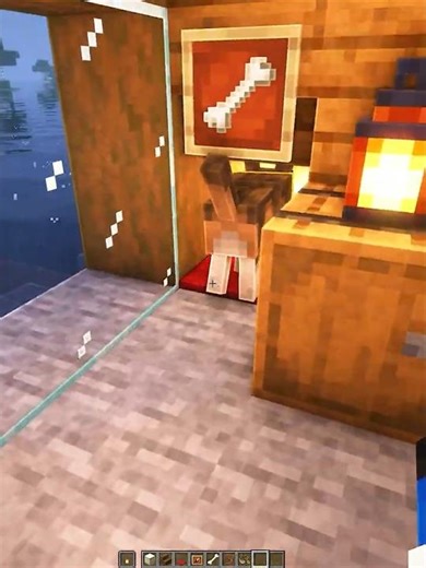 House For ME And My DOG 🥺🏠 #minecraft