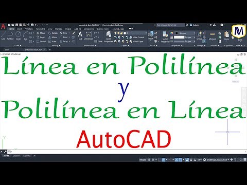 Convertir Líneas en Polilíneas y Polilíneas en Líneas - AutoCAD