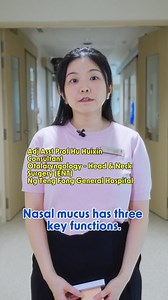 🤧 Check your tissue the next time you blow your nose! Your mucus is part of your immune defence and can show signs of infection or allergies. | Ministry of Health, Singapore