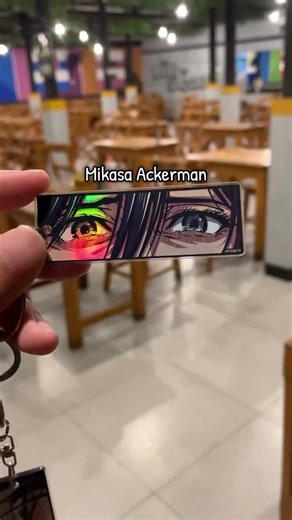 👁️ AOT Rectangular Transparent Eye Keychains — Eren, Levi, Mikasa & All Characters 2025!