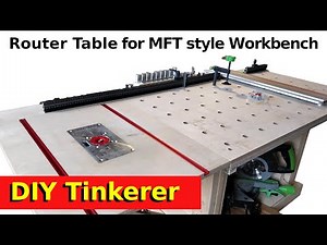 27. Fold Up Router Table for an MFT Style Workbench