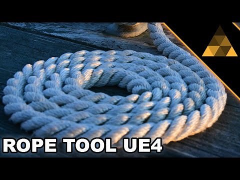 Spline Tool - Unreal Engine 4 Tutorial - Easy Way to Create Ropes and Chains